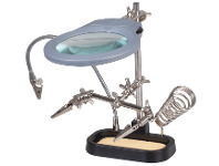 Jaycar Electronics PCB Holder with LED Magnifier offer