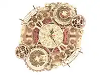 DIY Wooden Puzzle Kits Zodiac Wall Clock