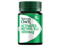 Nature’s Own Activated Methyl B12 1000mcg 60 Tablets