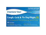 PharmaSave Chemists Own Cough, Cold & Flu Day/ Night PE 24 Capsules offer