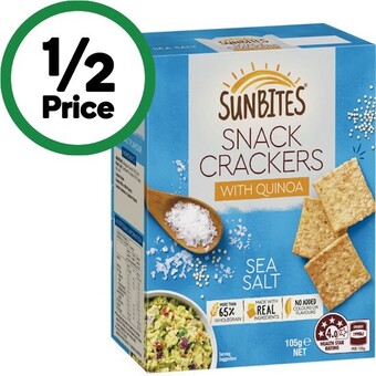 Sunbites crackers 105-110g