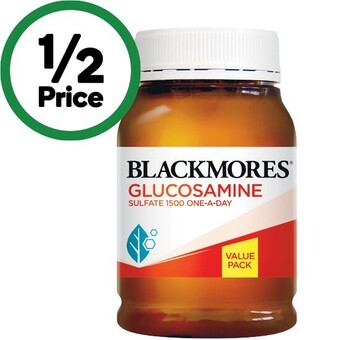 Woolworths Blackmores glucosamine sulfate 1500mg tablets pk 150~ offer