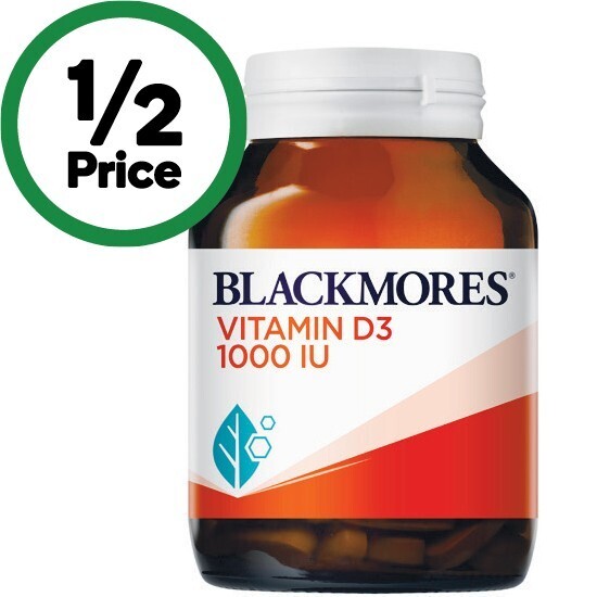 Blackmores vitamin d3 1000 iu capsules pk 200 offer at Woolworths