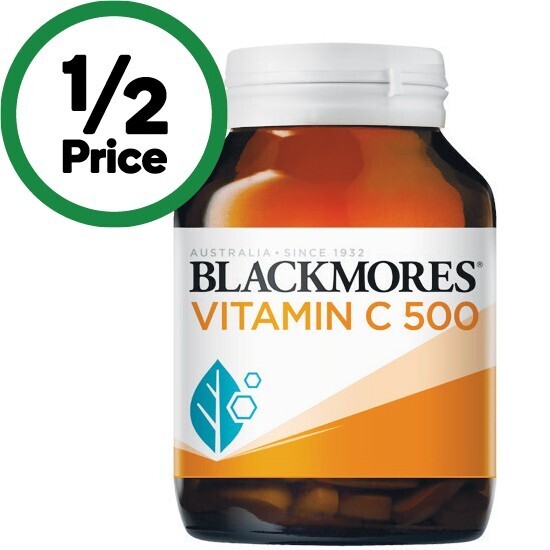 Blackmores vitamin c 500mg tablets pk 120 offer at Woolworths