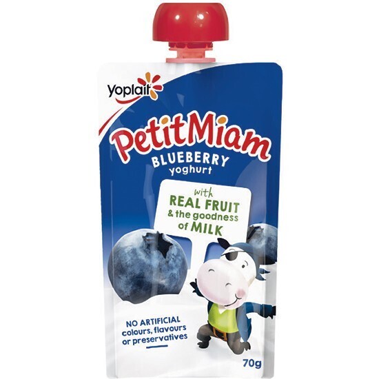 Yoplait petit miam kids yoghurt pouch 70g offer at Woolworths
