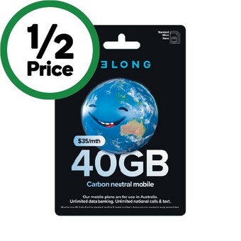 Woolworths Belong $35 voice sim# offer