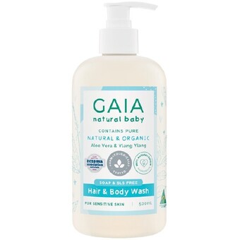 Woolworths Gaia natural baby hair & body wash 500ml offer
