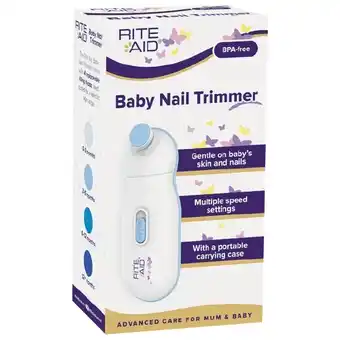 Woolworths Rite aid baby nail trimmer offer