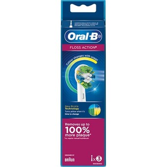 Woolworths Oral-b floss action brush heads pk 3 offer
