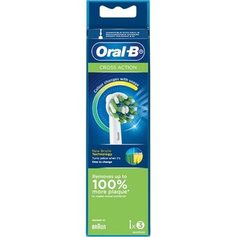 Woolworths Oral-b cross action brush heads pk 3 offer