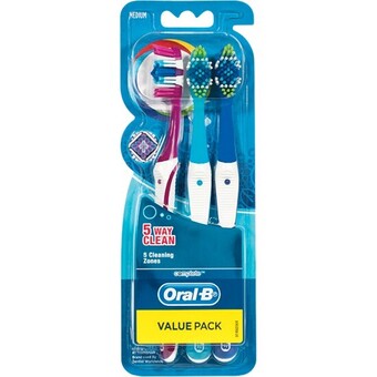 Woolworths Oral-b 5 way clean toothbrush pk 3 offer