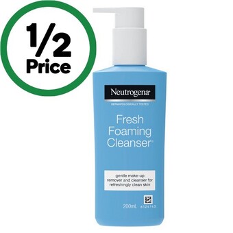 Woolworths Neutrogena fresh foaming cleanser 200ml offer