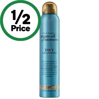 Woolworths Ogx dry shampoo 200ml offer