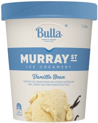 IGA Bulla murray st ice creamery 1 litre selected varieties offer