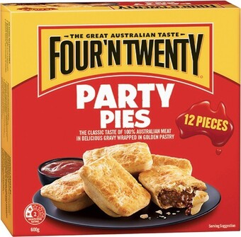 IGA Four'n twenty party pies 12 pack offer