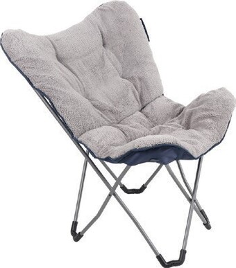 Wanderer plush half moon chair