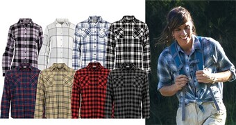 BCF Outrak mens & womens flannel shirt offer