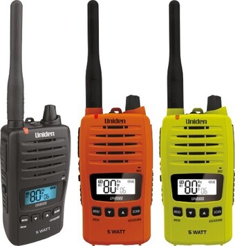Autobarn Uniden 5w 80ch handheld uhf cb radio lime green offer
