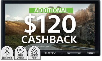 Autobarn Sony 6.9” 220w av wireless car play android auto receiver offer