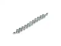 Bevilles Jewellery Gina Liano Green With Envy Triple Row Cubic Zirconia Bracelet offer