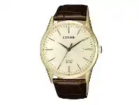 Bevilles Jewellery Citizen Gold Brown Leather Watch BI5002-14A offer