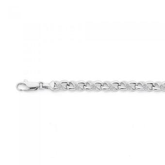 Prouds 9ct white gold diamond infinity bracelet offer