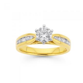 Prouds 18ct gold diamond ring offer