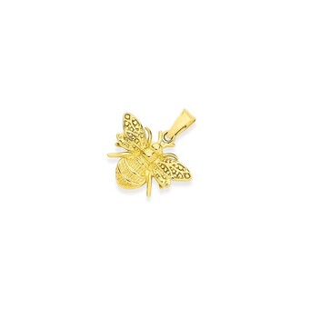 Prouds 9ct gold bumble bee pendant offer