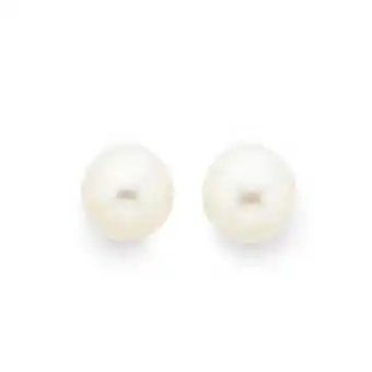 Prouds 9ct gold cultured fresh water pearl studs offer