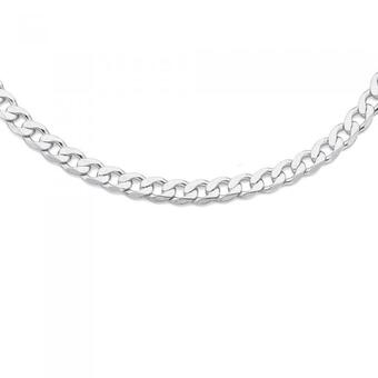 Prouds Sterling silver gents 55cm diamond cut curb chain offer