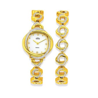 Prouds Elite ladies watch & bracelet set offer