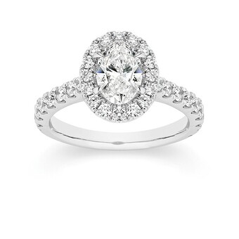 Angus & Coote Alora by angus & coote 14ct white gold lab grown diamond ring offer