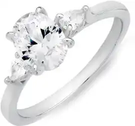 Angus & Coote Sterling silver oval ring offer