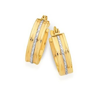 Angus & Coote 9ct gold earrings offer