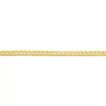 Angus & Coote 9ct gold men's 20.5cm curb bracelet offer