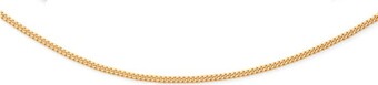 Goldmark 9ct gold 45cm solid fine curb chain offer