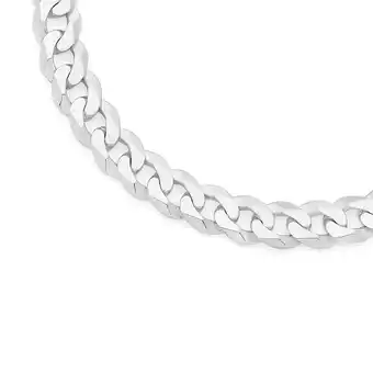 Goldmark Sterling silver men's 60cm medium light flat curb chain offer