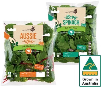 IGA Community co baby spinach, spinach & rocket or aussie mix 120g offer