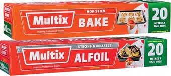 IGA Multix alfoil or non stick bake 30cm×20m offer