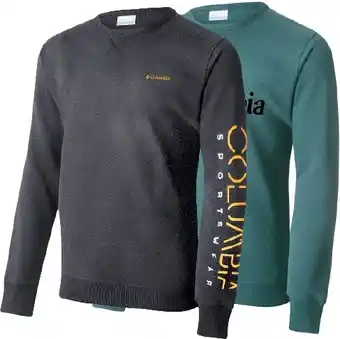 Anaconda Columbia men’s logo fleece crew offer