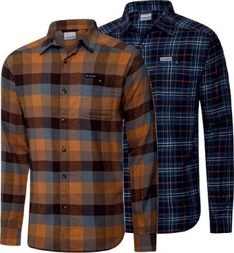Anaconda Columbia men’s cornell wood long sleeve flannel shirt offer