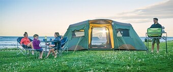 Anaconda Coleman northstar 10 person darkroom tent with led offer