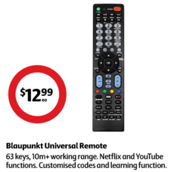 Coles Blaupunkt Universal Remote offer