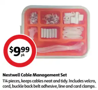 Coles Nestwell Cable Management Set offer