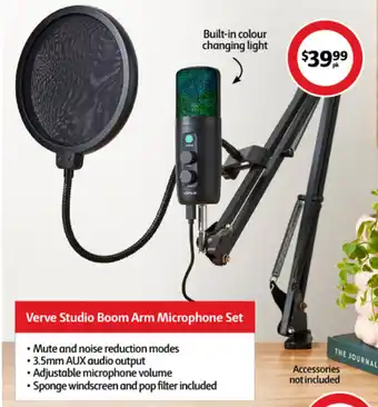 Coles Verve Studio Boom Arm Microphone Set offer