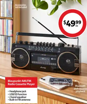 Coles Blaupunkt AM/FM Radio Cassette Player offer