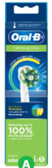 Woolworths Oral-B Cross Action Replacement Brush Heads Pk 5 offer