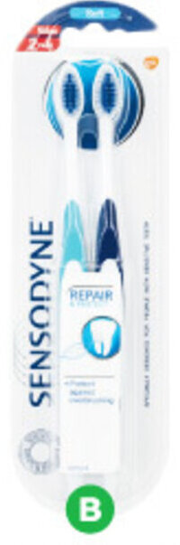 Woolworths Sensodyne Repair & Protect Toothbrush Pk 2 offer