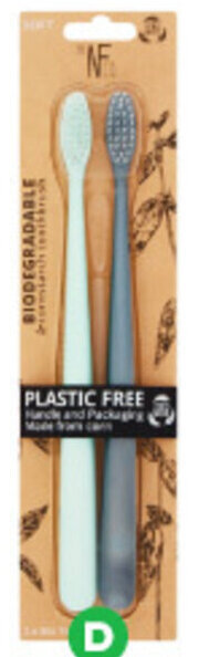 Woolworths NFco Bio Toothbrush Pk 2 offer