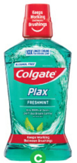 Woolworths Colgate Plax Fresh Mint 500ml offer